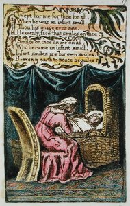 Wept for Me... illustration from Songs of Innocence and of Experience (Bentley Copy L) by William Blake